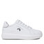 Patrizia Pepe Сникърси Patrizia Pepe PJ210.30 S Bianco/Argento