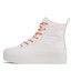 Calvin Klein Jeans Сникърси Calvin Klein Jeans Flatform+ Cupsole Mid Softny YW0YW00918 White/Firecracker 0LC