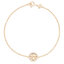 Tory Burch Βραχιόλι Tory Burch Miller Pave Chain Bracelet Tory 80997 Gold/Crystal 783
