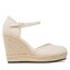 Calvin Klein Jeans Обувки Calvin Klein Jeans Wedge Sandal Close Toe Ess YW0YW01194 Ancient White YBH
