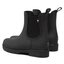 Tommy Hilfiger Holínky Tommy Hilfiger Matt Ankle Rainboot With Elastic FW0FW06897 Black BDS
