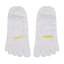 Vibram Fivefingers 2 pár/csomag unisex bokazokni Vibram Fivefingers Ghost S15G12P White