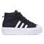 adidas Обувки adidas Nizza Platform Mid W FY2783 Cblack/Ftwwht/Ftwwht