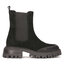 Kazar Kotníková obuv s elastickým prvkem Kazar Arina 84358-SZ-00 Black