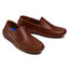 Clarks Μοκασίνια Clarks Markman Plain 261587037 Dark Tan Leather