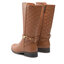 MICHAEL KORS KIDS Μπότες MICHAEL KORS KIDS Finley Drake MK100507C Caramel/Gold