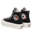 Converse Teniși Converse Ctas Lift Hi A05194C Black/Egret/Red