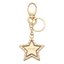 Liu Jo Portachiavi Liu Jo Key Ring Star AA3124 A0001 Brass Gold B1805