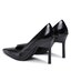 Calvin Klein Pantofi cu toc subțire Calvin Klein Geo Stiletto Pump HW0HW01638 Ck Black BAX