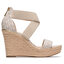 MICHAEL Michael Kors Espadrilles MICHAEL Michael Kors Prue Wedge 40S0PRMS2B Vanilla