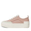 Calvin Klein Jeans Teniszcipő Calvin Klein Jeans Vulc Flatform Bold Irreg Lines YW0YW00903 Cafe Creme/Eggshell