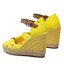 Tommy Hilfiger Espadrilles Tommy Hilfiger Basic Open Toe High Wedge FW0FW04784 Vivid Yellow ZGS