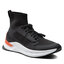Calvin Klein Sneakers Calvin Klein High Top Lace Up Knit HM0HM00760 Black/Coral 0GP