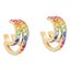 Kurt Geiger Fülbevaló Kurt Geiger Rainbow Triple Hoops 8843069429 Mult/Other