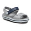 Crocs Сандали Crocs Crocband Sandal 12856 Light Grey/Navy