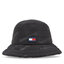 Tommy Jeans Klobouk Tommy Jeans Tjw Skater Girl Padded Bucket AW0AW15655 Black BDS