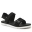 Columbia Szandál Columbia Via Sandal BL8473 Black/White 012