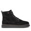 Tommy Hilfiger Kozačky Tommy Hilfiger Hilfiger Cleated Suede Boot FM0FM04191 Black BDS
