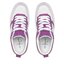 Calvin Klein Jeans Сникърси Calvin Klein Jeans Basket Cupsole Low Lth Mono W YW0YW00876 Amethyst/White/Ghost Grey 0KE