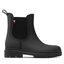 Tommy Hilfiger Holínky Tommy Hilfiger Matt Ankle Rainboot With Elastic FW0FW06897 Black BDS