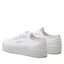 Superga Sneakers aus Stoff Superga Platform MAcrame Rhombus 2740 S2126MW Total White
