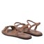 Calvin Klein Sandale Calvin Klein Almond Sandal W/Hw HW0HW01483 Safari Canvas RBC