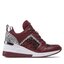MICHAEL Michael Kors Sneakersy MICHAEL Michael Kors Georgie Trainer 43F2GEFS1D Merlot