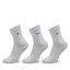 Tom Tailor Súprava 3 párov vysokých detských ponožiek Tom Tailor 9203 White 660