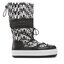 Tommy Jeans Cizme de zăpadă Tommy Jeans Snowboot High Logo EN0EN02163 Black/Blue Triumph Print 0GJ