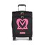 LOVE MOSCHINO Valiză Mică din Material LOVE MOSCHINO JC5101PP1GKX000C Nero/Fuxia