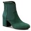 Baldowski Botki Baldowski D01238-1453-014 Zamsz Ciemny Zielony 728