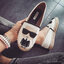 KARL LAGERFELD Еспадрили KARL LAGERFELD KL80111 White Lthr/Textile