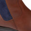 Caprice Čižmy vo vojenskom štýle Caprice 9-25504-29 Cognac/Ocean 387