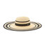Lauren Ralph Lauren Pălărie Lauren Ralph Lauren Stripe Pkbl Sunhat 454838515001 Natural/Black