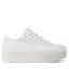Calvin Klein Jeans Гуменки Calvin Klein Jeans Cupsole Flatform Ny Preal Wn YW0YW01221 Bright White YBR