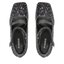 Pinko Poltopánky Pinko Claudie Mary Jane PE 23 BLKS1 100862 A0O4 Gun Metal ZZI