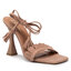 R.Polański Sandalen R.Polański 1324 Beżowy Zamsz