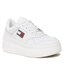 Tommy Jeans Сникърси Tommy Jeans Retro Basket Flatf EN0EN02086 White 0K4
