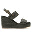 Wrangler Sandali Wrangler Cohibara Raffia WL31553A Black 062