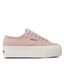 Superga Sneakers aus Stoff Superga 2830 Platform S9111LW Pink Skin/F Avorio AFB