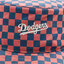 47 Brand Șapcă 47 Brand MLB Los Angeles Dodgers Check Up Script '47 BUCKET B-CHKBK12GWF-IR Island Red