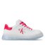 Calvin Klein Jeans Сникърси Calvin Klein Jeans Low Cut Lace-Up V3A9-80474-1434 White/Fuchsoa X030