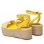 Tommy Hilfiger Еспадрили Tommy Hilfiger Th Woven Platform Sandal FW0FW07345 Vivid Yellow ZGS