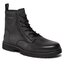Calvin Klein Jeans Ghete Calvin Klein Jeans Eva Mid Laceup Boot Lth YM0YM00751 Triple Black 0GT
