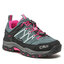CMP Scarpe da trekking CMP Kids Rigel Low Trekking Shoes Wp 3Q13244 Mineral Green/Purple Fluo
