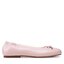 Polo Ralph Lauren Balerini Polo Ralph Lauren Pony Ballet RF104210 Pink Leather