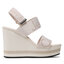 Calvin Klein Jeans Сандали Calvin Klein Jeans Wedge Sandal Webbing YW0YW00959 Ancient White YBH