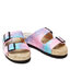 Manebi Espadrilky Manebi Nordic Sandals T 2.3 R0 Indigo Tie/Dye Cotton