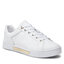 Tommy Hilfiger Sneakers Tommy Hilfiger Embossed Monogram Sneaker FW0FW06735 White/Gold 0K6