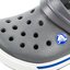 Crocs Šlepetės Crocs Crocband II.5 Clog Kids 12837 Charcoal/ Sea Blue